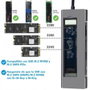 Leotec Docking Station 8 en 1 LEDS07 con ranura M.2 y carga PD 100W